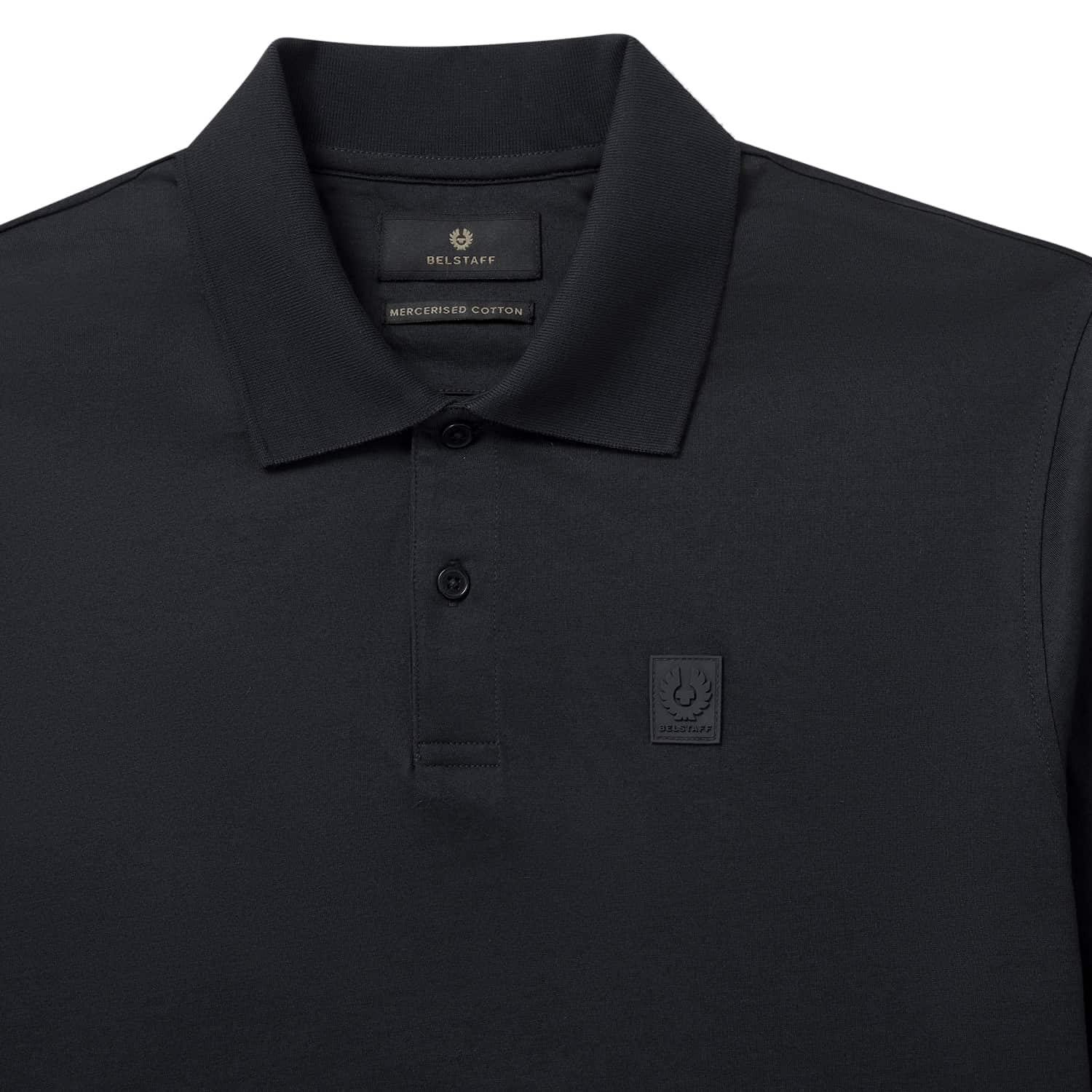 BELSTAFF STEEL MERCERISED COTTON POLO SHIRT - Image 2