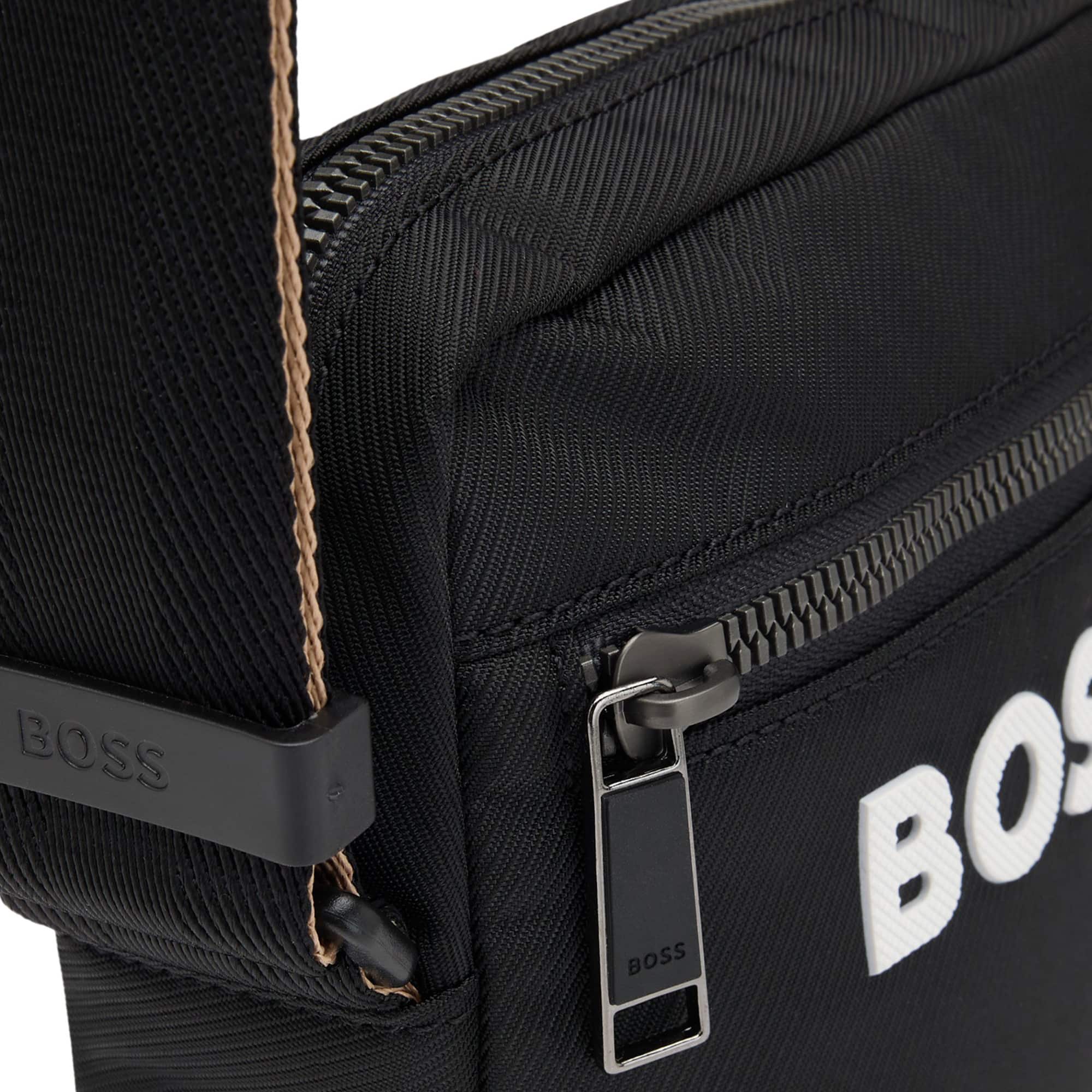 BOSS CATCH 3.0 SIGNATURE-STRIPE STRAP CROSS-BODY BAG - Image 3