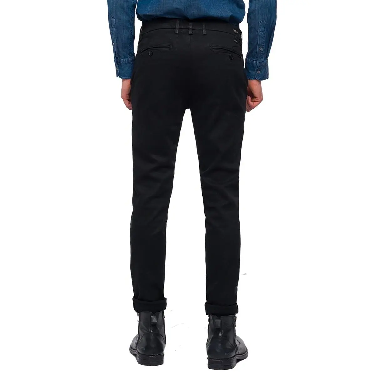 REPLAY HYPERFLEX ZEUMAR COLOR EDITION SLIM FIT CHINOS - Image 4