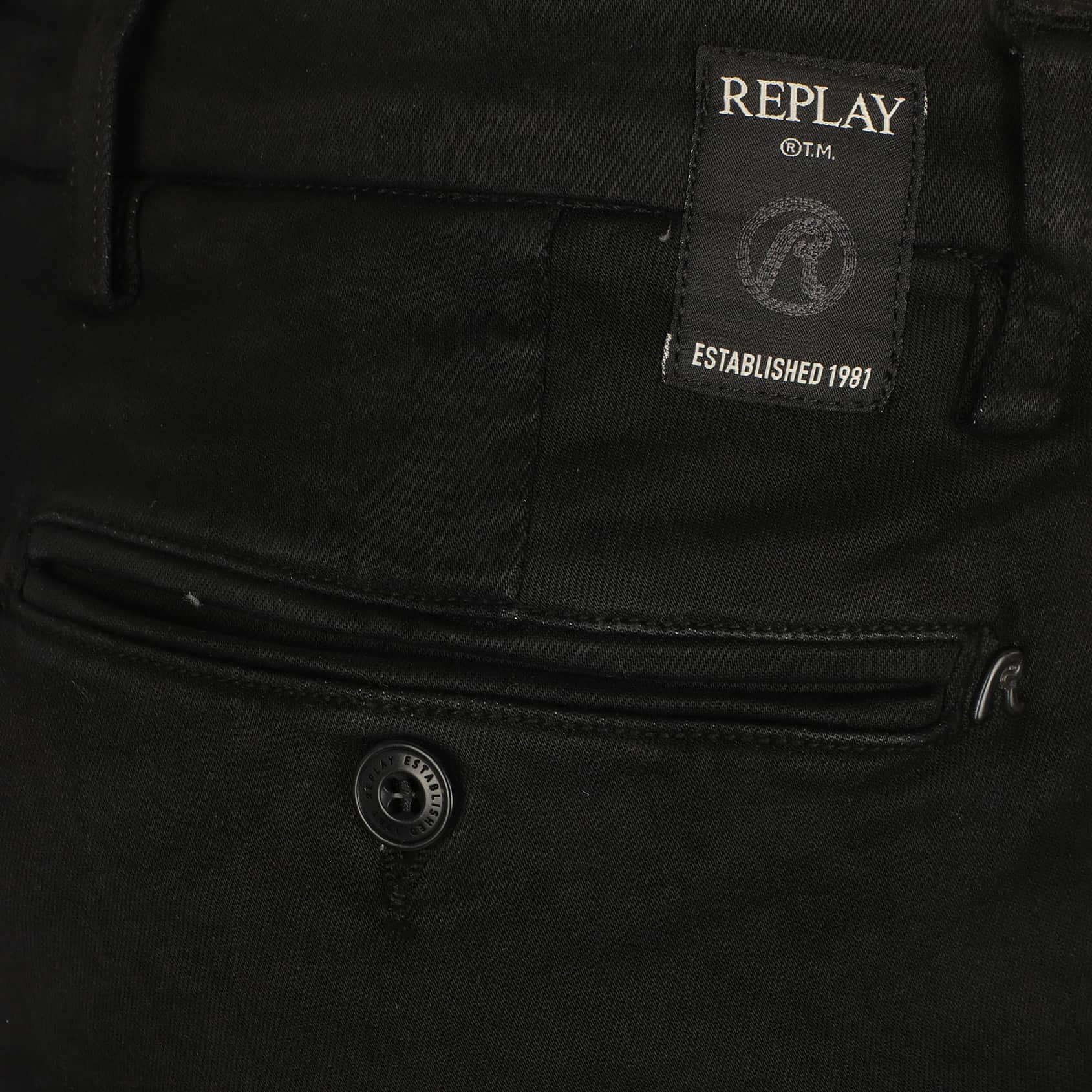 REPLAY HYPERFLEX ZEUMAR COLOR EDITION SLIM FIT CHINOS - Image 5