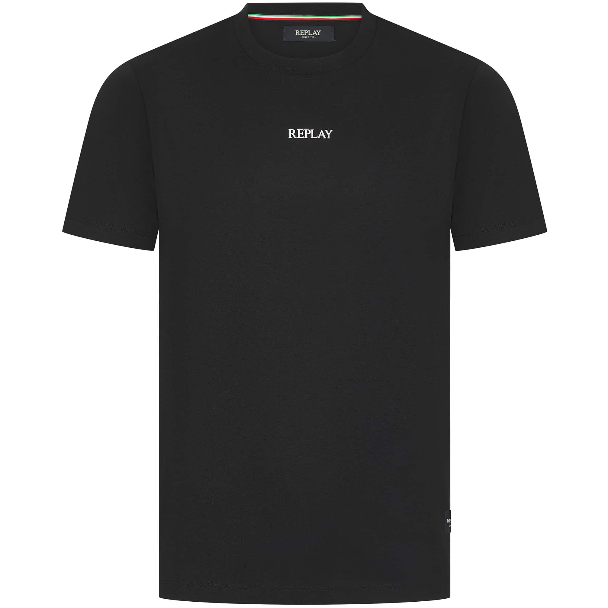 REPLAY PRINTED LOGO T-SHIRT