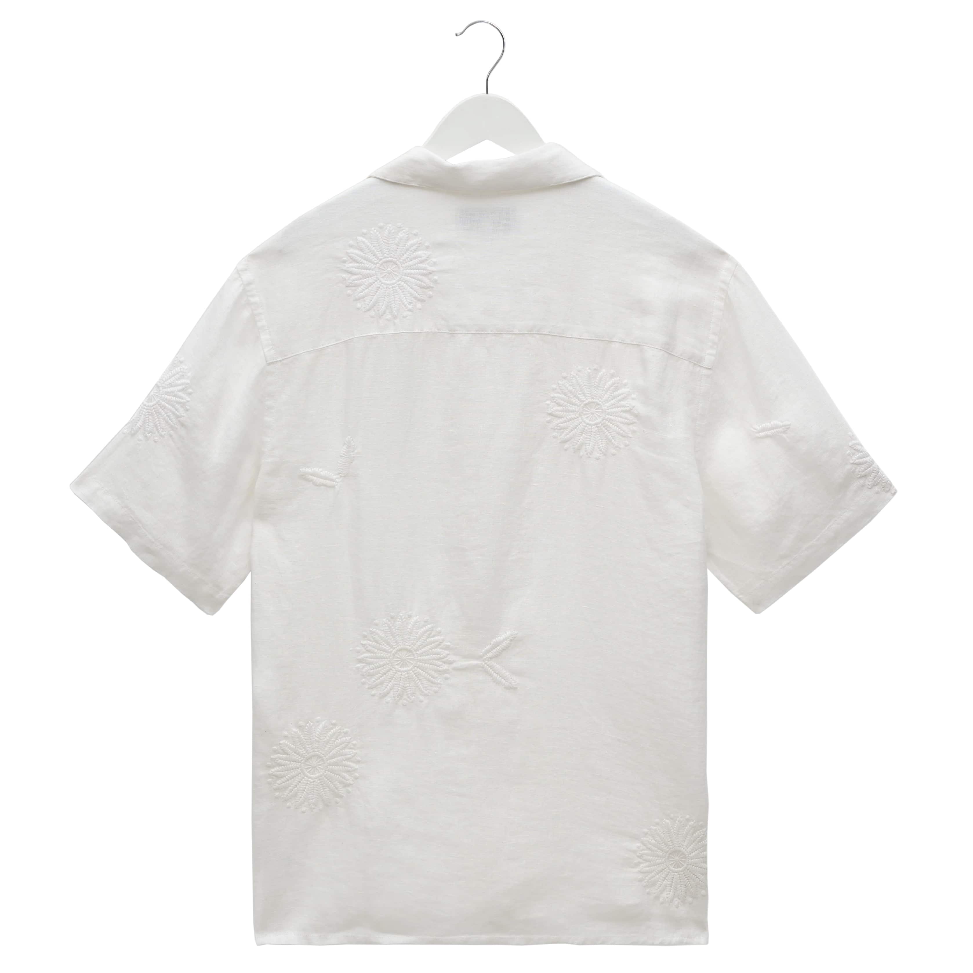 WAX LONDON DIDCOT FLOWER EMBROIDERED SHIRT - Image 2